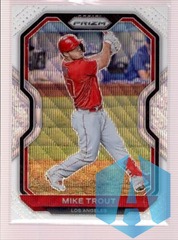 2021 Prizm Baseball Mike Trout #173 White Wave